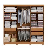 Guarda Roupa Casal com Espelho e Pés 6 Portas CBJ559 Kappesberg - 3