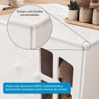 Quarto Infantil com Guarda Roupa e Cômoda com Janelas 100 MDF Elô New Móveis Peroba