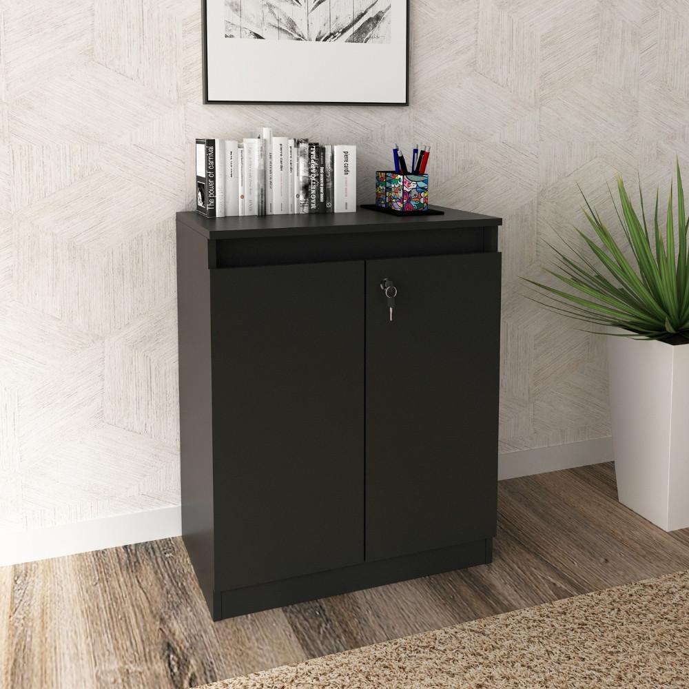 Balcão para Escritório 2 Portas com Chave ME4149 Tecnomobili - 1