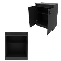 Balcão para Escritório 2 Portas com Chave ME4149 Tecnomobili - 3