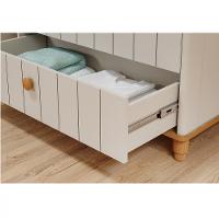 Quarto de Bebê Completo Berço Guarda Roupa 4 Portas e Cômoda 4 Gavetas 100 MDF Lívia Permobili