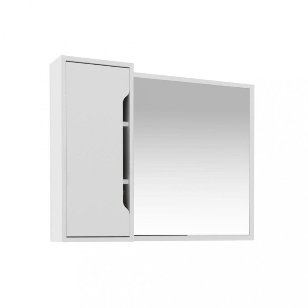 Espelheira Para Banheiro Com Espelho 1 Porta BN3645 Tecno Mobili - 2