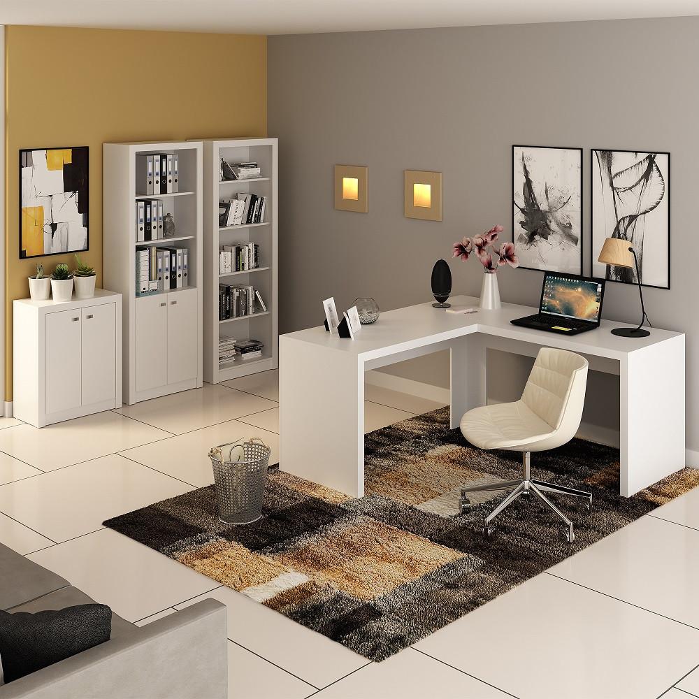 Conjunto para Escritório Armário Balcão Estante e Mesa ME41 Tecnomobili - 1