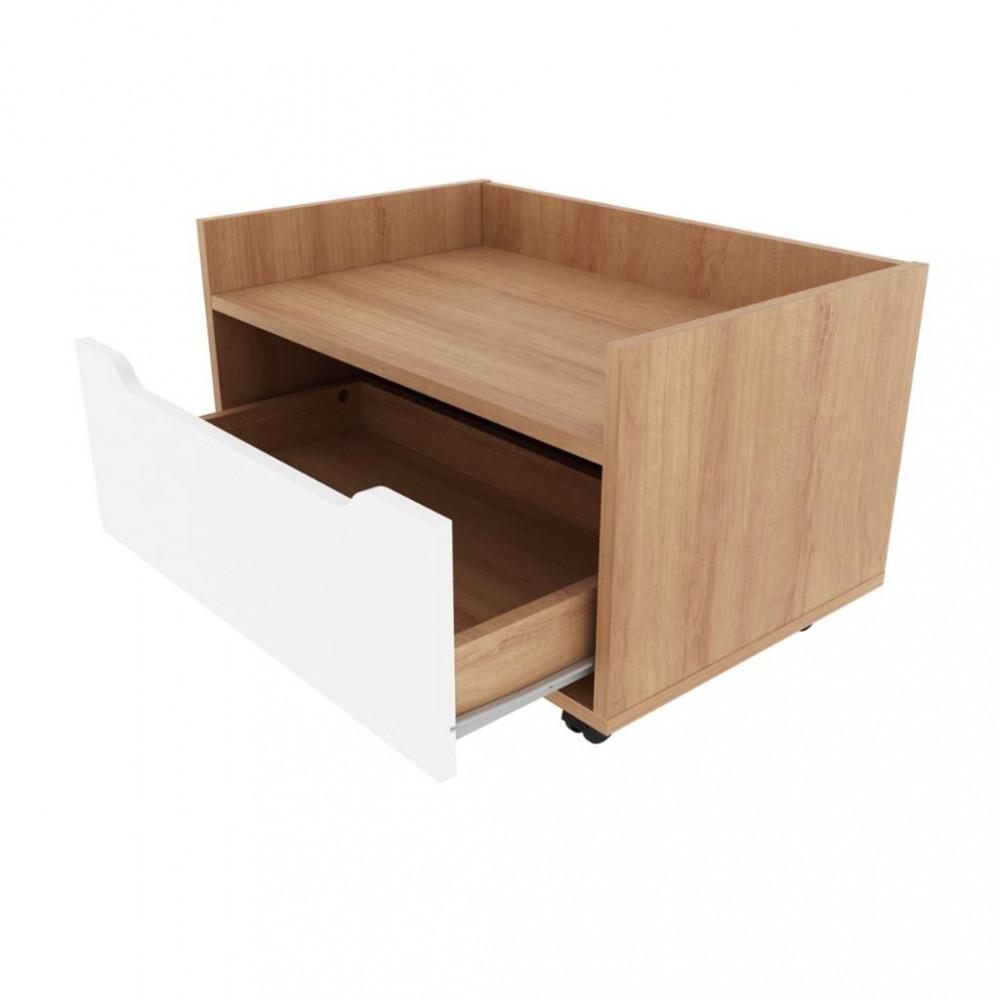 Armário para Banheiro 1 Gaveta Rodízio BN3647 Tecno Mobili - 3