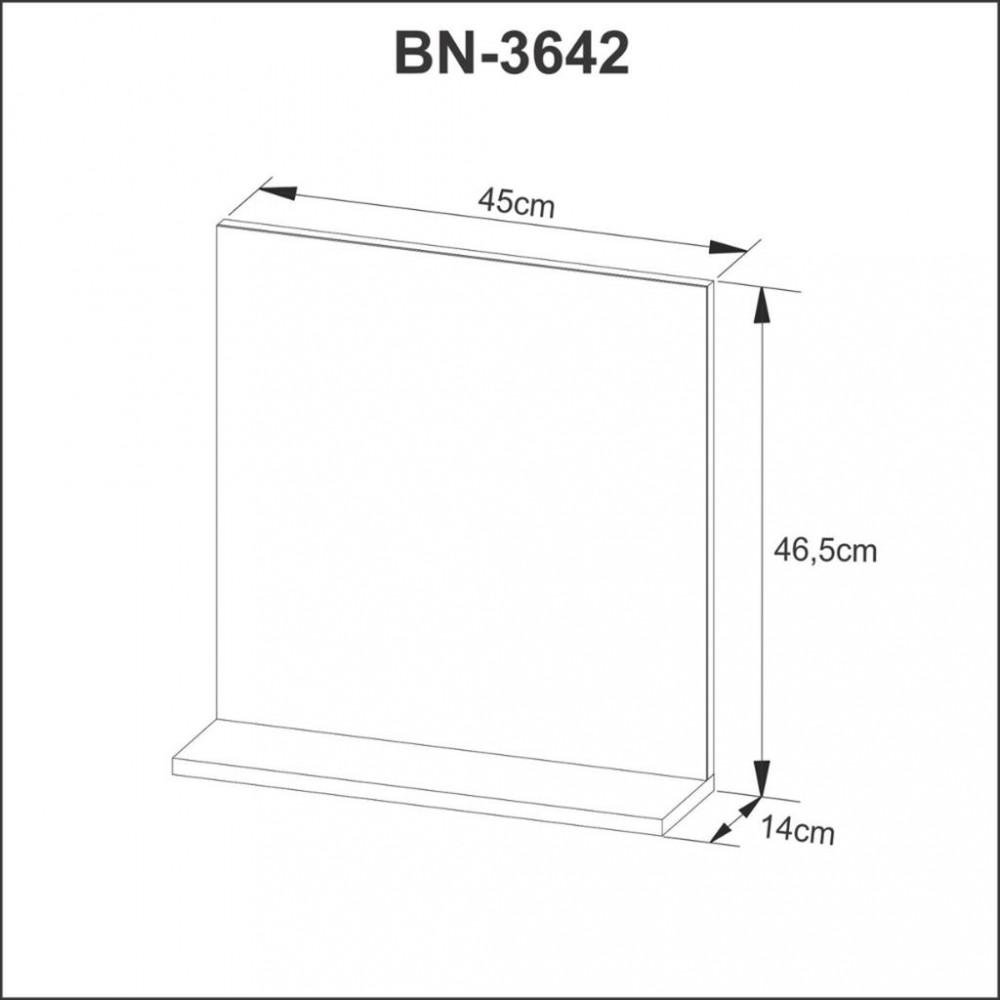 Espelheira Para Banheiro Com Espelho BN3642 Tecno Mobili - 3