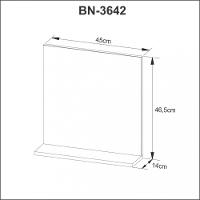 Espelheira Para Banheiro Com Espelho BN3642 Tecno Mobili - 3