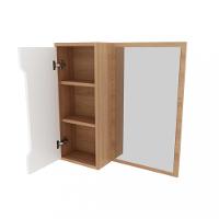 Espelheira Para Banheiro Com Espelho 1 Porta BN3648 Tecno Mobili - 3