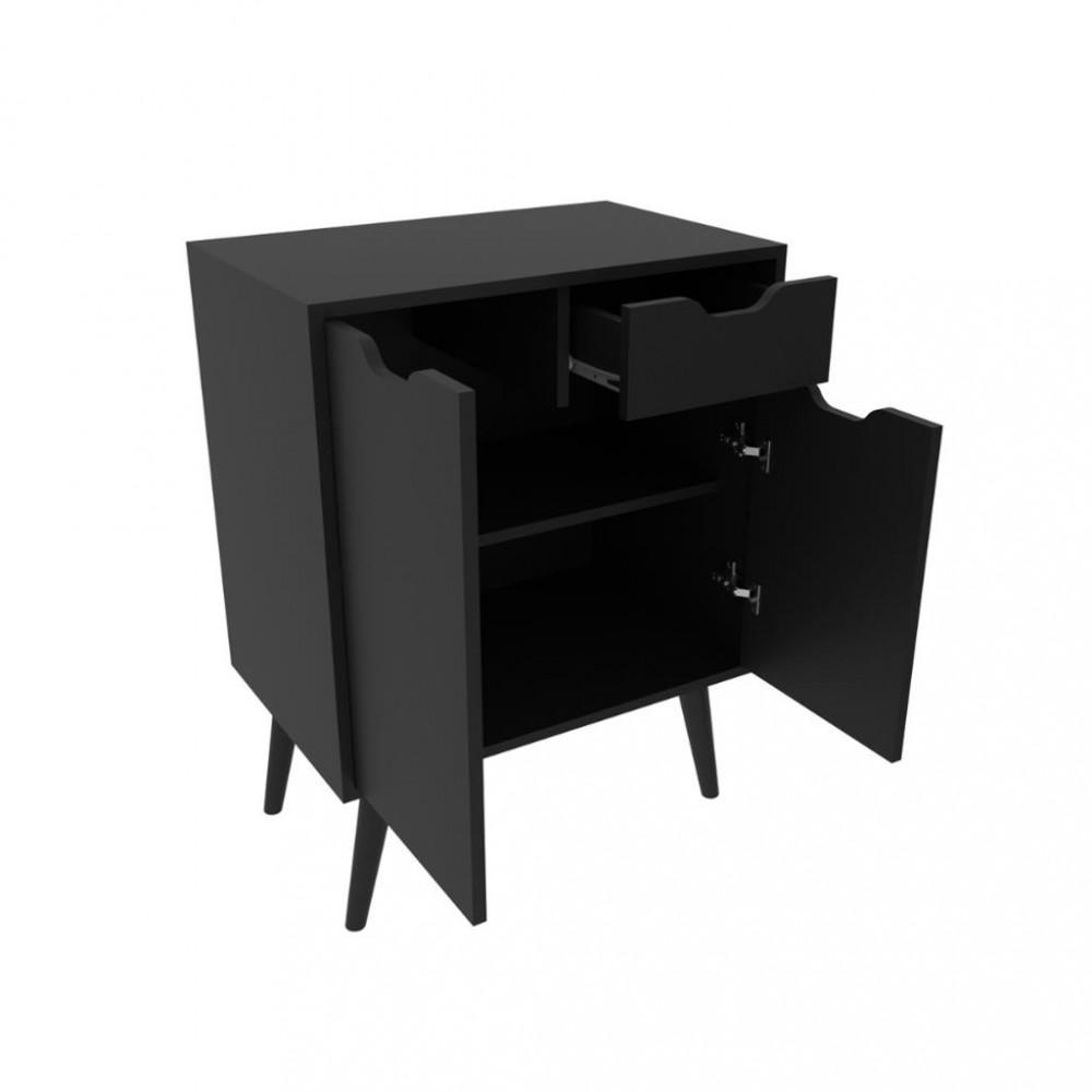 Armário Para Banheiro 2 Portas 1 Gaveta 60cm BN3637 Tecno Mobili - 3