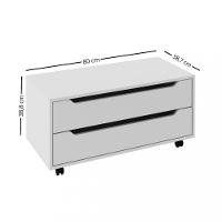 Armário para Banheiro 2 Gavetas BN3643 Tecno Mobili - 4