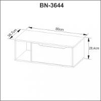 Armário Para Banheiro 1 Portas BN3644 Tecno Mobili - 4