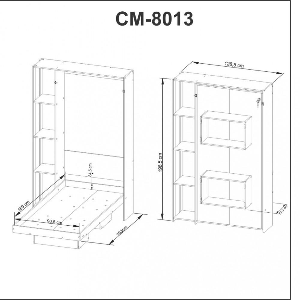 Cama Articulada Infantil 2 Prateleiras 2 Nichos CM8013 Tecno mobili - 4