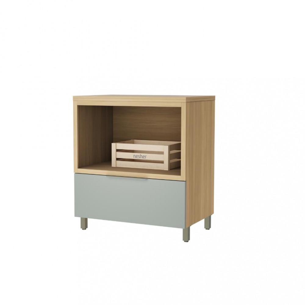 Balcão com Tampo Para Forno  100 MDF 1 Gaveta 80cm Marquesa Nesher - 2