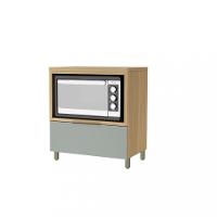 Balcão com Tampo Para Forno  100 MDF 1 Gaveta 80cm Marquesa Nesher - 1