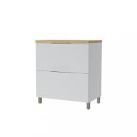 Balcão Com Tampo 100 MDF 1 Porta 1 Gaveta 80cm Marquesa Nesher - 1