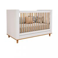 Quarto de Bebê Completo Berço e Guarda Roupa 4 Portas 100 MDF Lívia Permobili