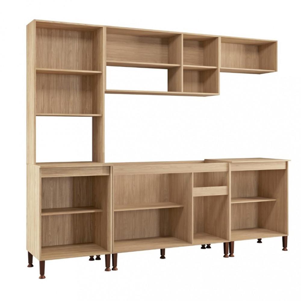 Cozinha Modulada 5 Peças sem Tampo Torino Movelbento - 3