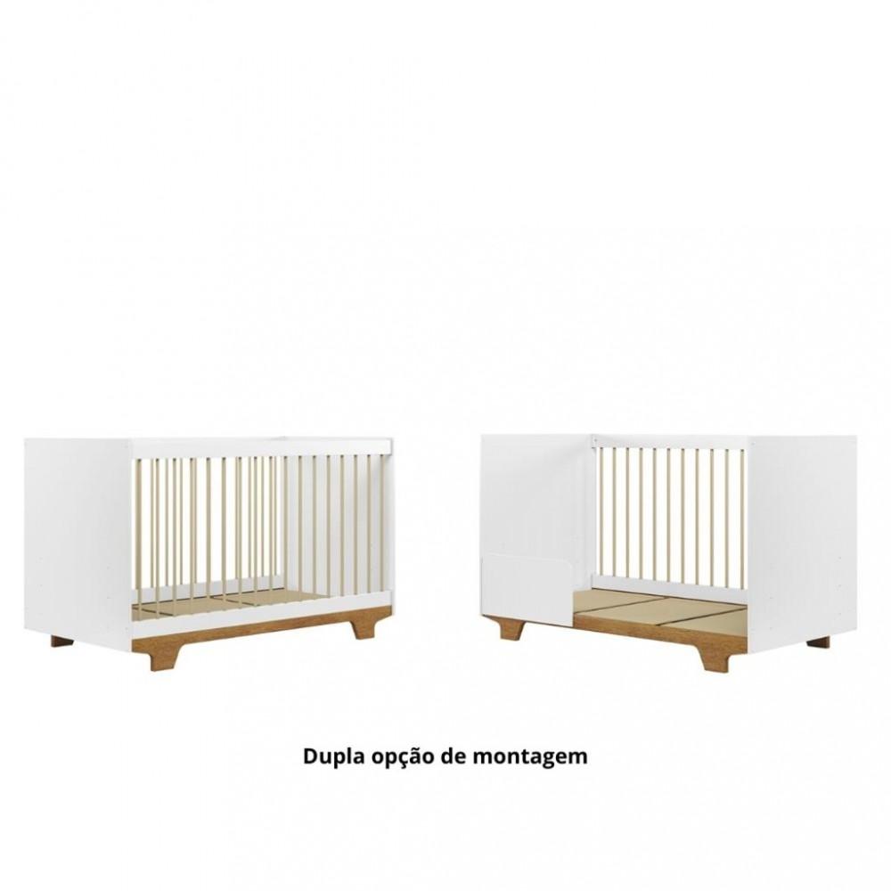 Berço Mini Cama Flocos Tigus Baby - 2