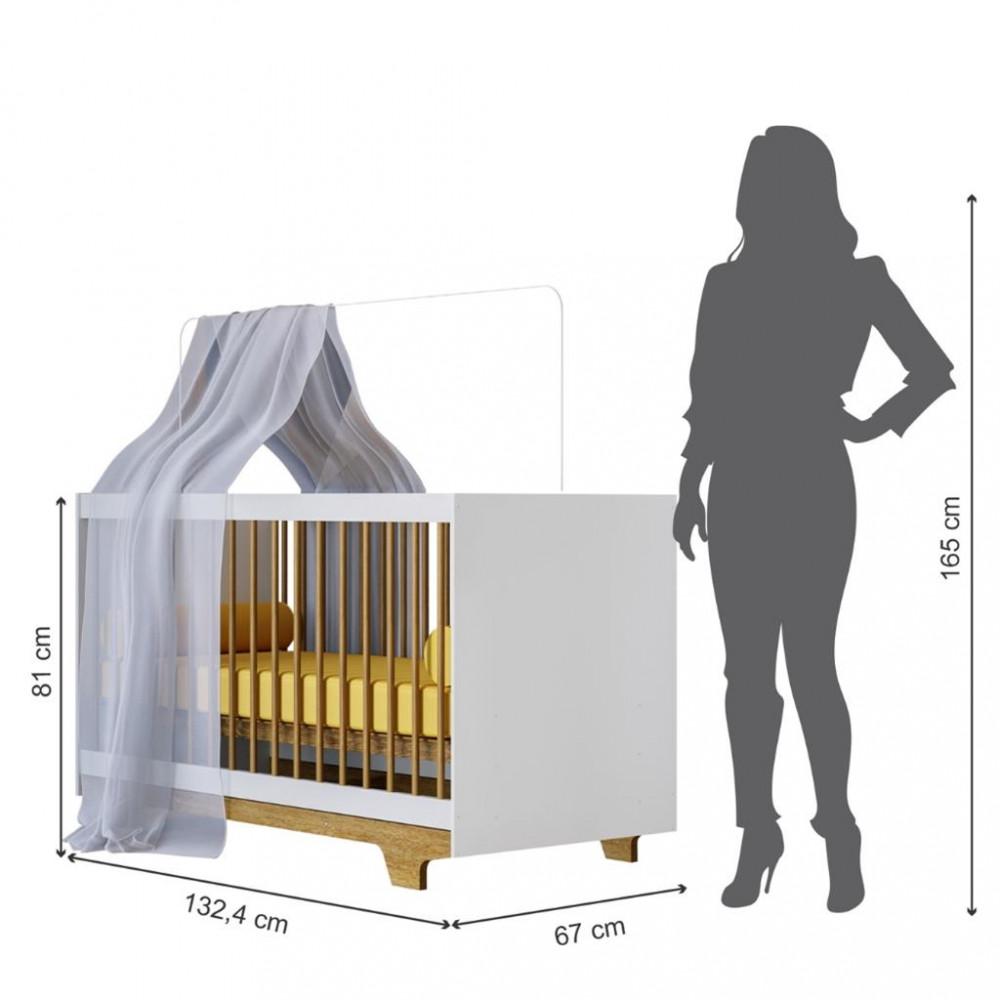 Berço Mini Cama Flocos Tigus Baby - 4