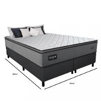 Cama Box King 193cm Molas Ensacadas Texas 2CEN Gazin - 2