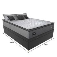 Cama Box Baú Casal 138cm Molas Ensacadas Texas Gazin - 3