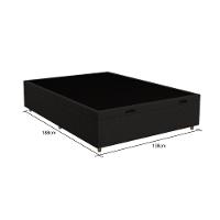 Cama Box Baú Casal 138cm Molas Ensacadas Texas Gazin - 5