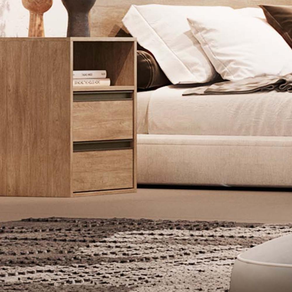 Mesa de Cabeceira 2 Portas 100 MDF Select Belmax - 1