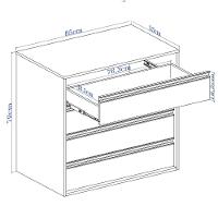 Cômoda 4 Gavetas 100 MDF Select Belmax - 3