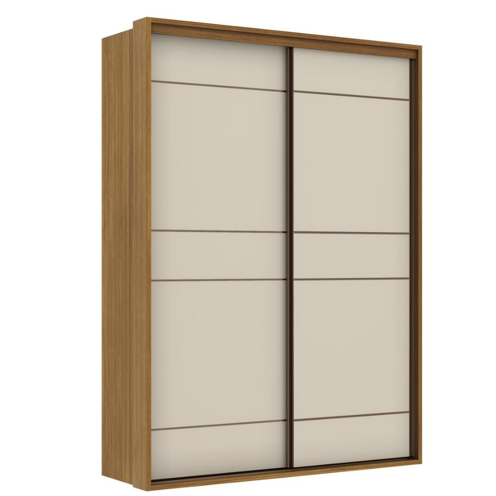 Guarda Roupa Casal 2 Portas de Correr 100 MDF Qualitá Belmax - 2