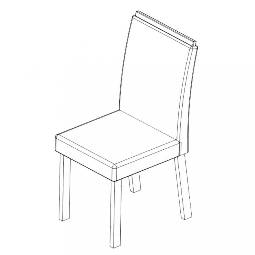 Conjunto 2 Cadeiras Fernanda Wood Cimol - 4