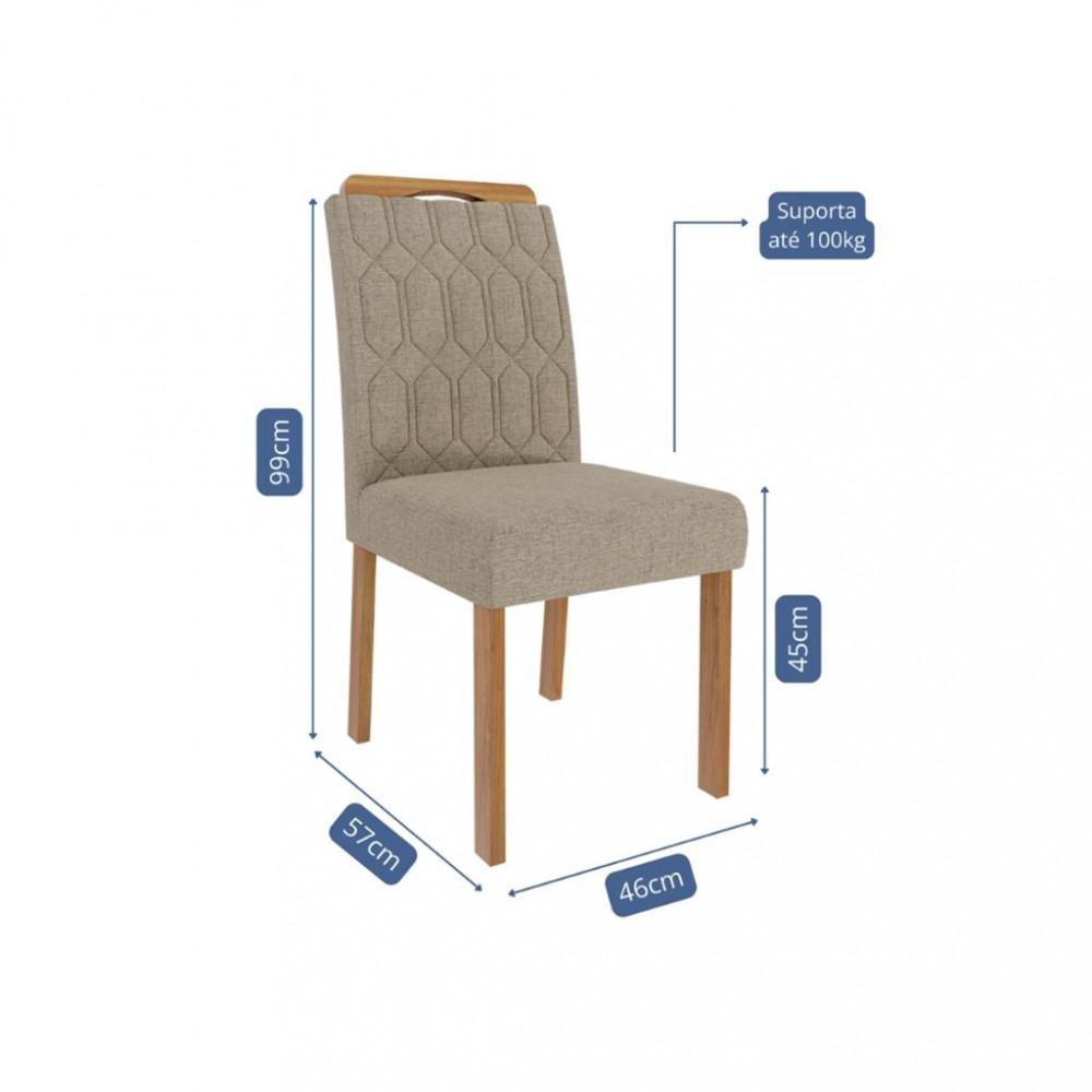 Conjunto 2 Cadeiras Paola Wood Cimol - 3