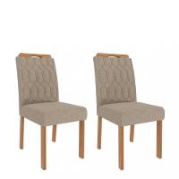 Conjunto 2 Cadeiras Paola Wood Cimol - 1