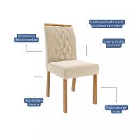 Conjunto 2 Cadeiras Juliana Wood Cimol - 2