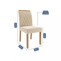 Conjunto 2 Cadeiras Juliana Wood Cimol - 3