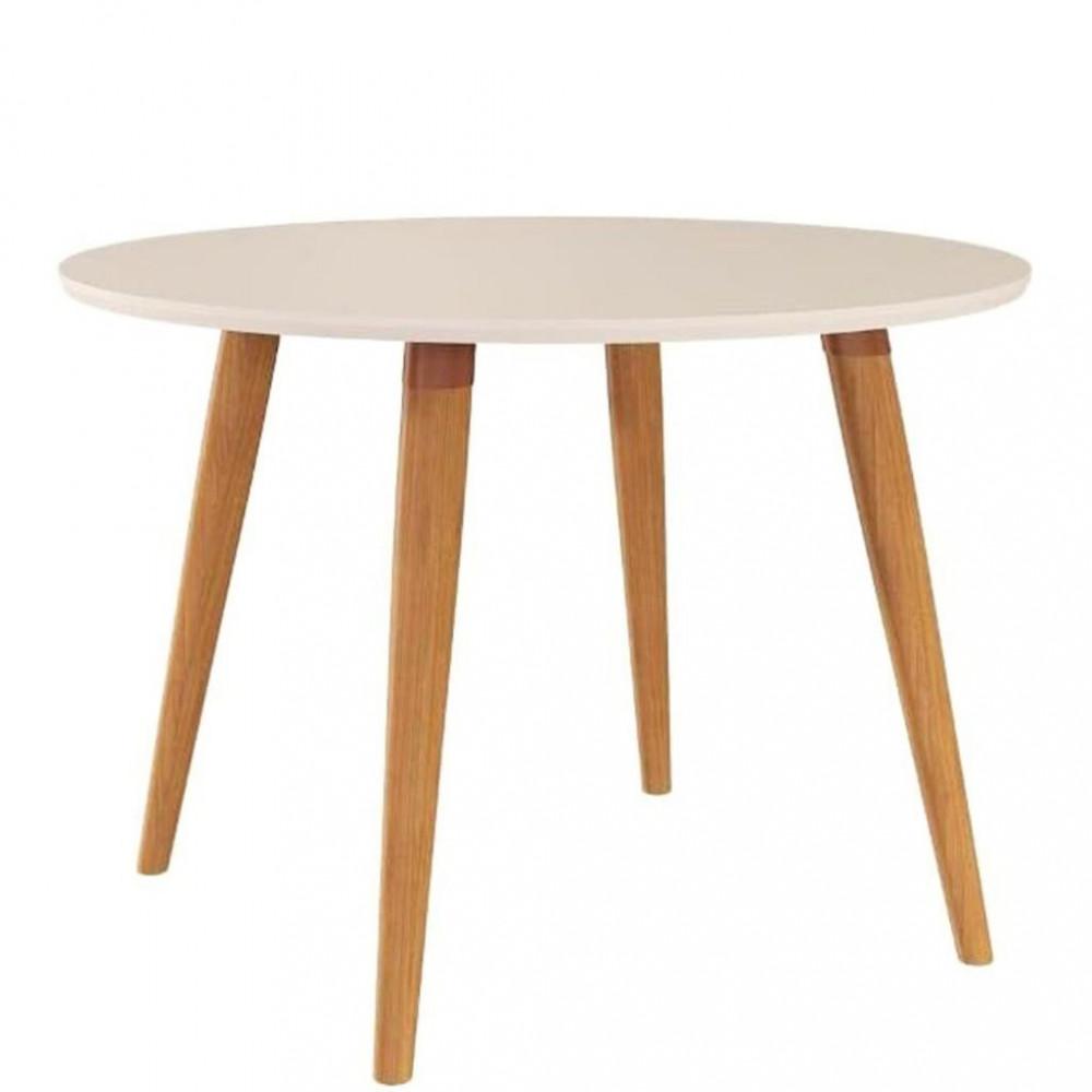 Mesa de Jantar 110 cm Com Vidro Dani Cimol - 1