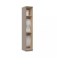 Guarda Roupa Modulado com Espelho 1 Porta Elegance Móveis Castro - 3