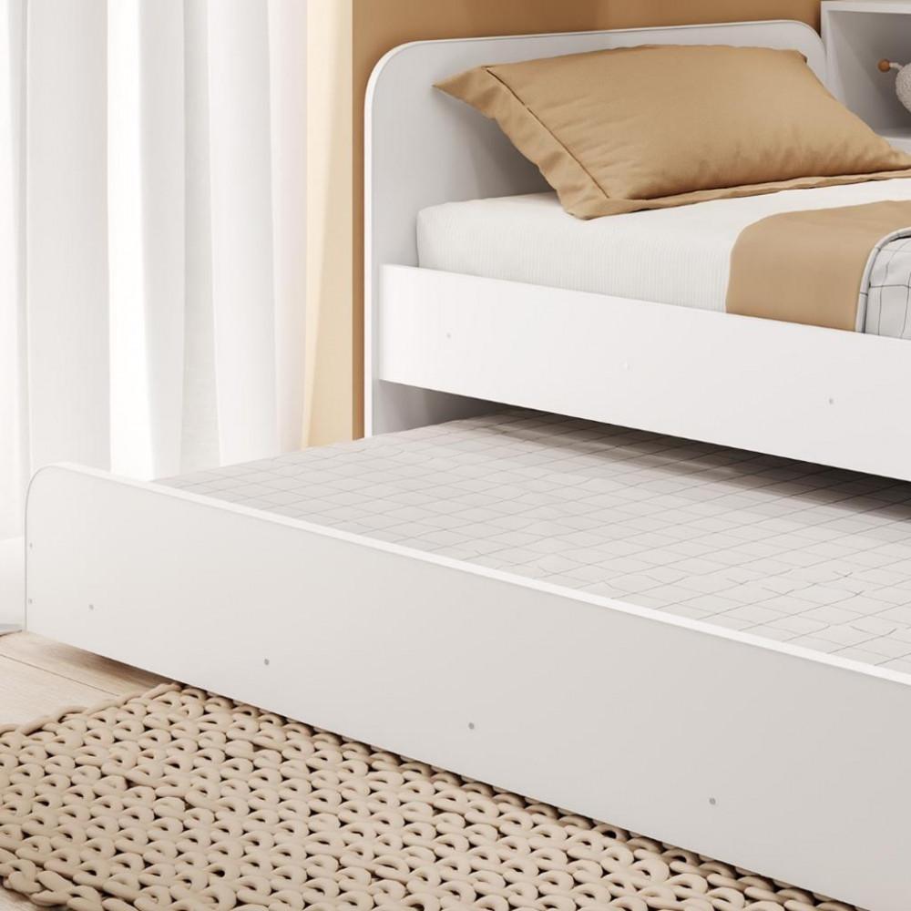 Bicama Infantil Solteiro com Módulo Lateral Caracol Movelbras - 5