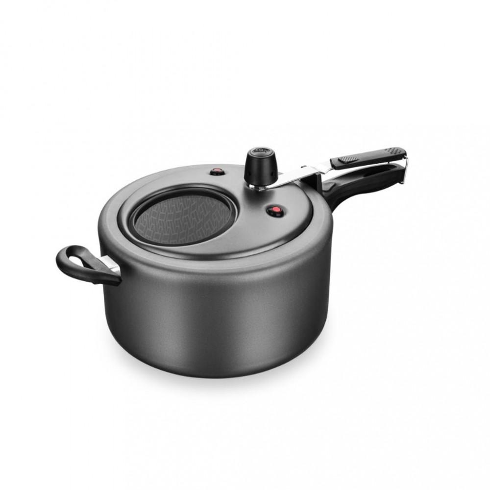 Panela de Pressão MTA Antiaderente Tampa com Visor 6031 6L - 1