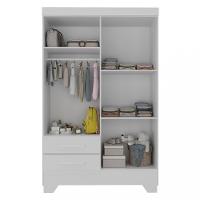 Guarda Roupa Infantil 4 Portas 2 Gavetas Catavento Rodial - 3