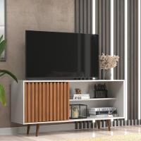 Rack Ripado para TV até 55 Polegadas 1 Porta com Pés San Diego J Carvalho - 1