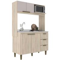 Cozinha Compacta 4 Portas 3 Gavetas Sofia J Carvalho - 2