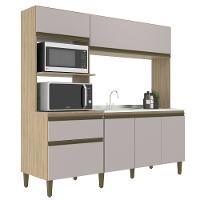 Cozinha Compacta 6 Portas 1 Gaveta Vitoria J Carvalho - 2