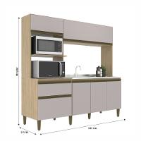 Cozinha Compacta 6 Portas 1 Gaveta Vitoria J Carvalho