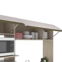 Cozinha Compacta 6 Portas 1 Gaveta Vitoria J Carvalho - 5