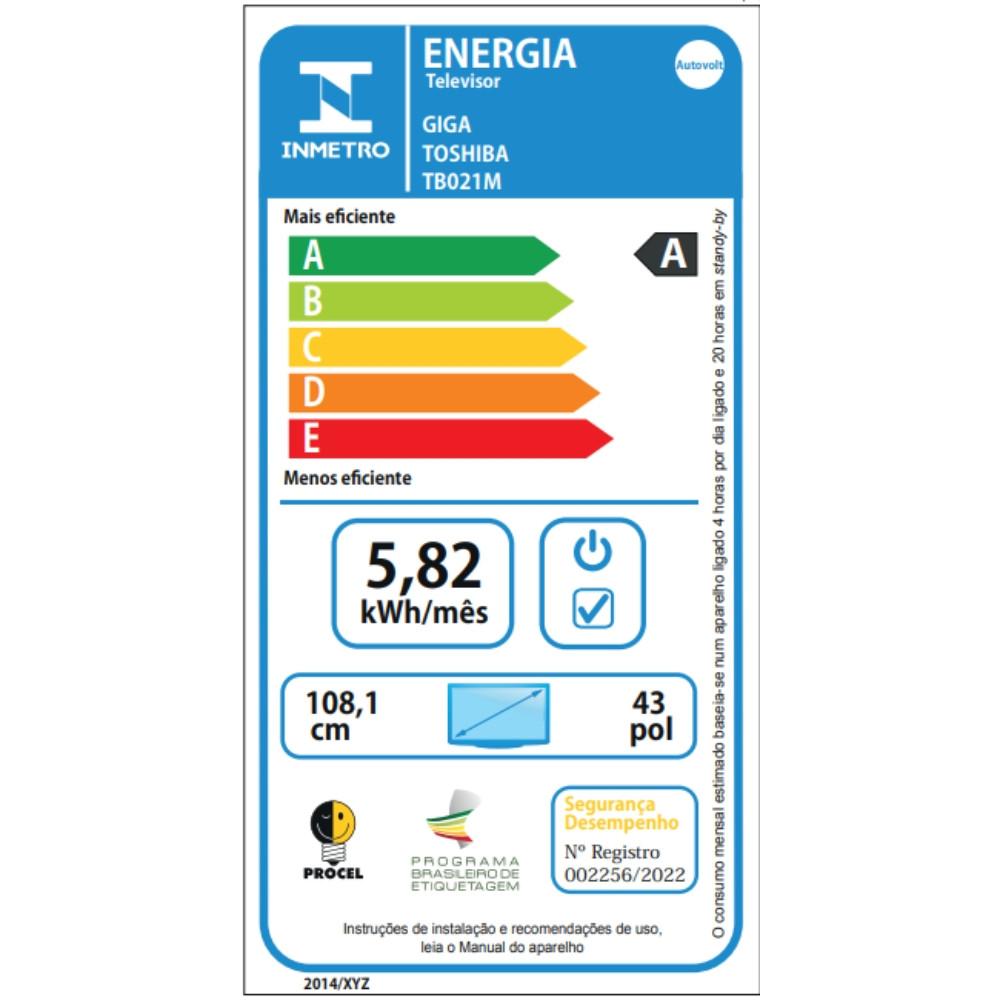 Smart TV Toshiba 43 Polegadas FULL HD 43V35MS - 4