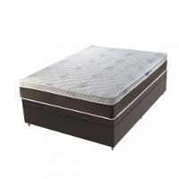 Cama Box Baú Casal 138cm Molas Ensacadas  Euro Suede Genebra Umaflex JSW - 2