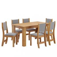 Conjunto Sala de Jantar Iolanda 6 Cadeiras Sol Viero - 2