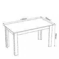 Conjunto Sala de Jantar Mayla 4 Cadeiras Brisa Viero - 4