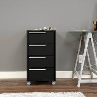 Gaveteiro 4 Gavetas com Rodízios Maia Politorno - 1