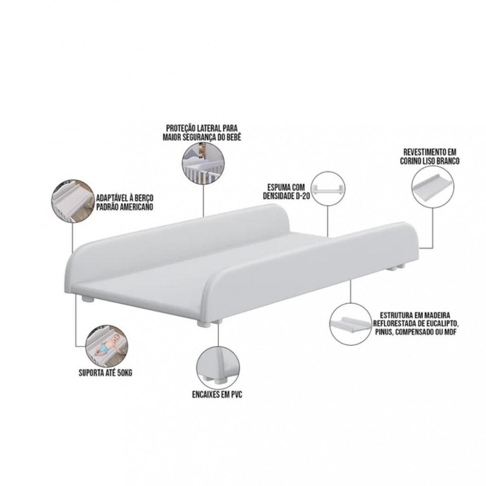 Trocador de Fraldas Portátil para Berço Phoenix Baby - 5