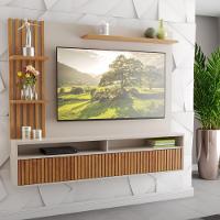 Painel Ripado para TV até 65 Polegadas 1 Porta Bueno Viero - 1